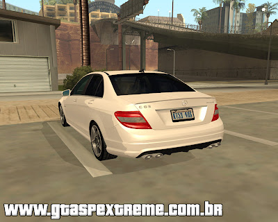 Mercedes-Benz C63 AMG 2010 para grand theft auto